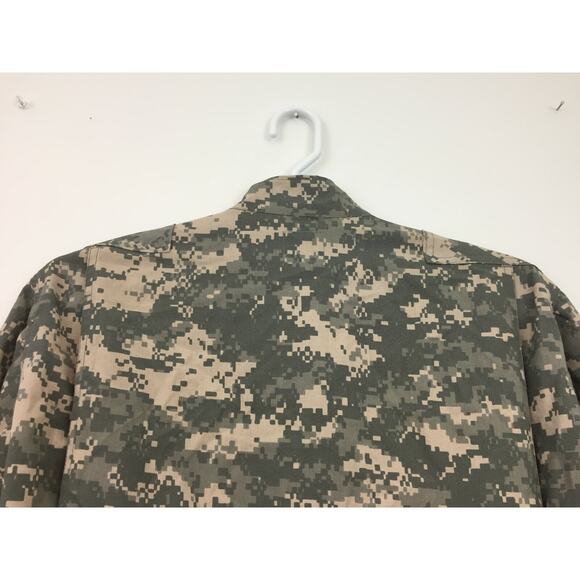 Y2K ACU Military Army Shirt Size S Long Aircrew Combat Jacket Adjustable Waist - Picture 4 of 10